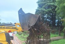 TRABAJOS DE LIMPIEZA DE CANALES TRAS INTENSAS LLUVIAS EN PIRIÁPOLIS