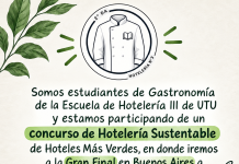 ALUMNOS DE UTU PROPONEN APP PARA UTILIZAR EL REMANENTE DE COMIDA EN HOTELES