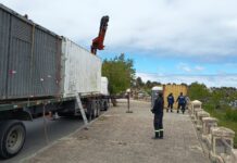 LLEGÓ EL DESTACAMENTO PARA INICIAR LA RESTAURACIÓN DEL MUELLE STELLA MARIS